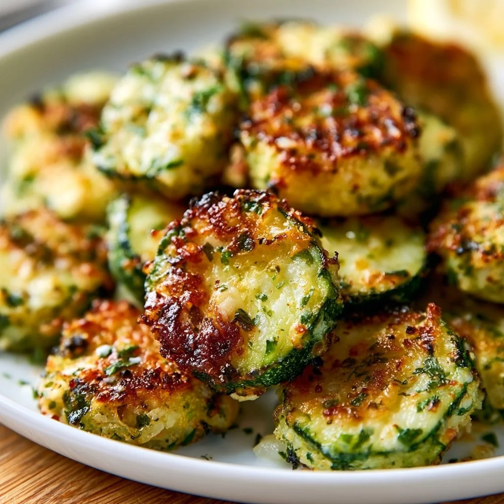 Italienische Zucchini-Knoblauch-Häppchen, perfekt für Snacks oder Vorspeisen