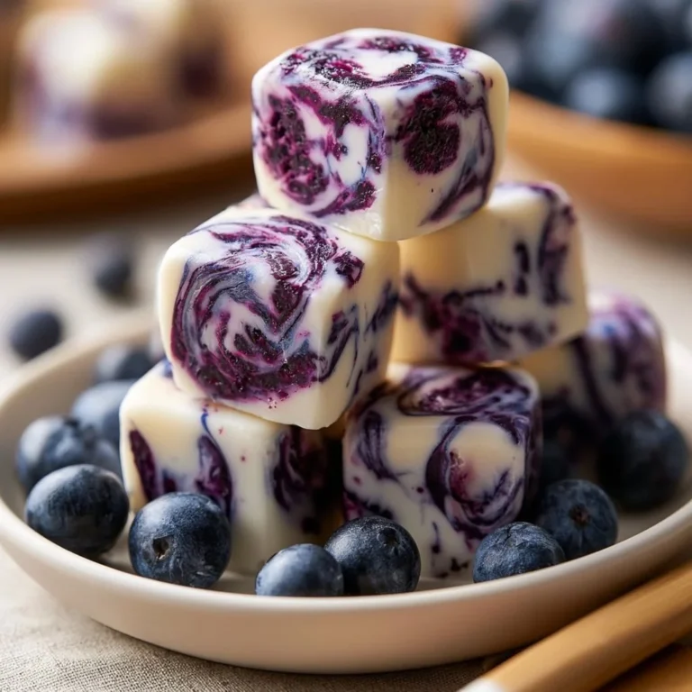 Gesunde Blaubeer Joghurt Bites für einen köstlichen und nahrhaften Snack