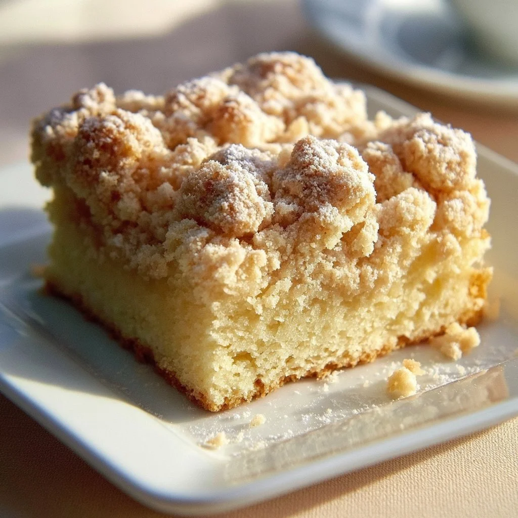 Hefe-Streuselkuchen mit knusprigen Streuseln und saftigem Hefeteig
