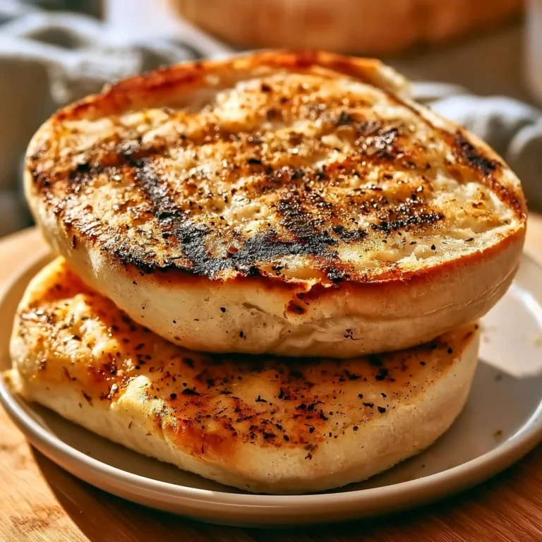 Mediterranes Grillbrot frisch vom Grill, knusprig und aromatisch.