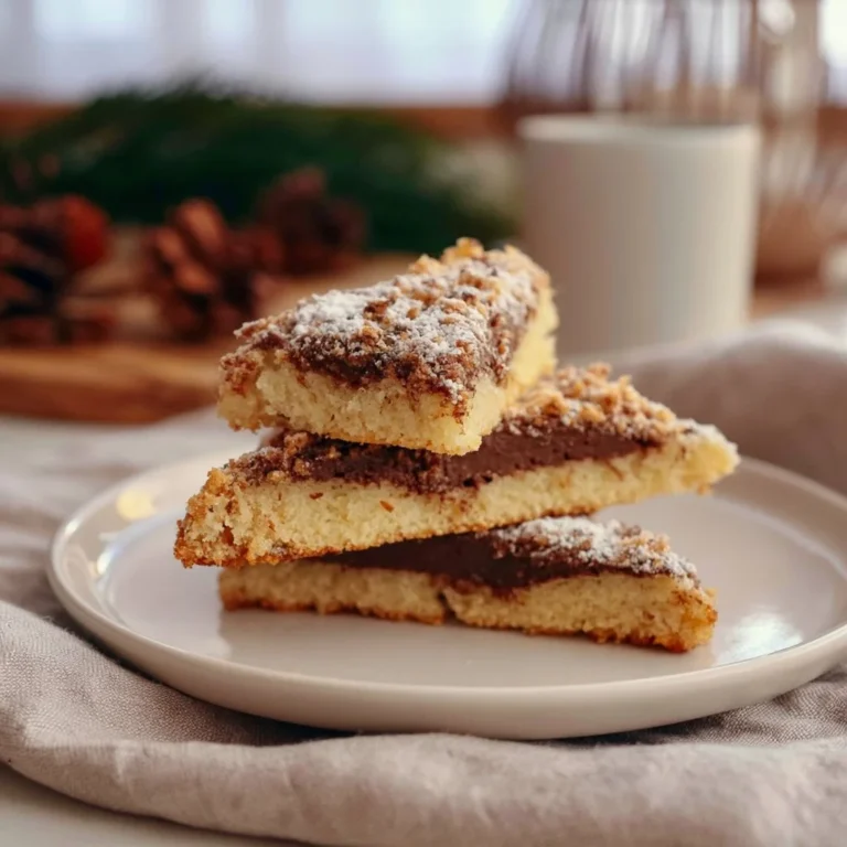 Nussecken Rezept mit Nüssen, Schokolade und Teigstücken
