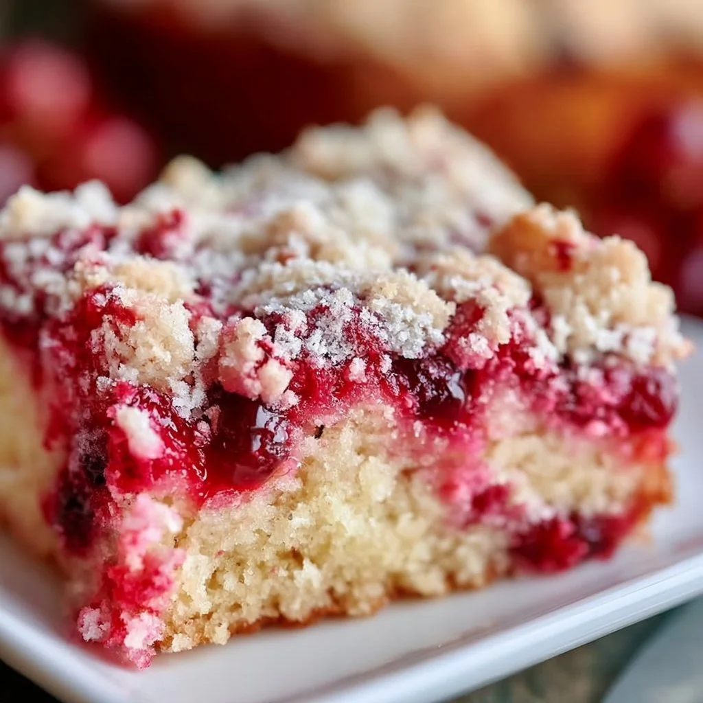 Schneller Johannisbeerkuchen mit Streuseln auf dem Blech