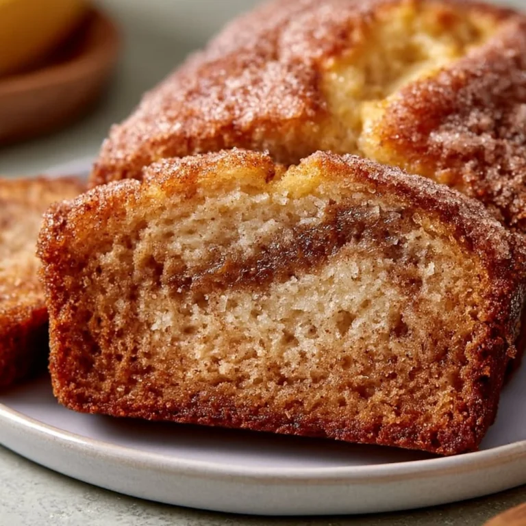 Ultra-feuchtes Bananenbrot mit saurer Sahne und Zimt-Zucker-Kruste