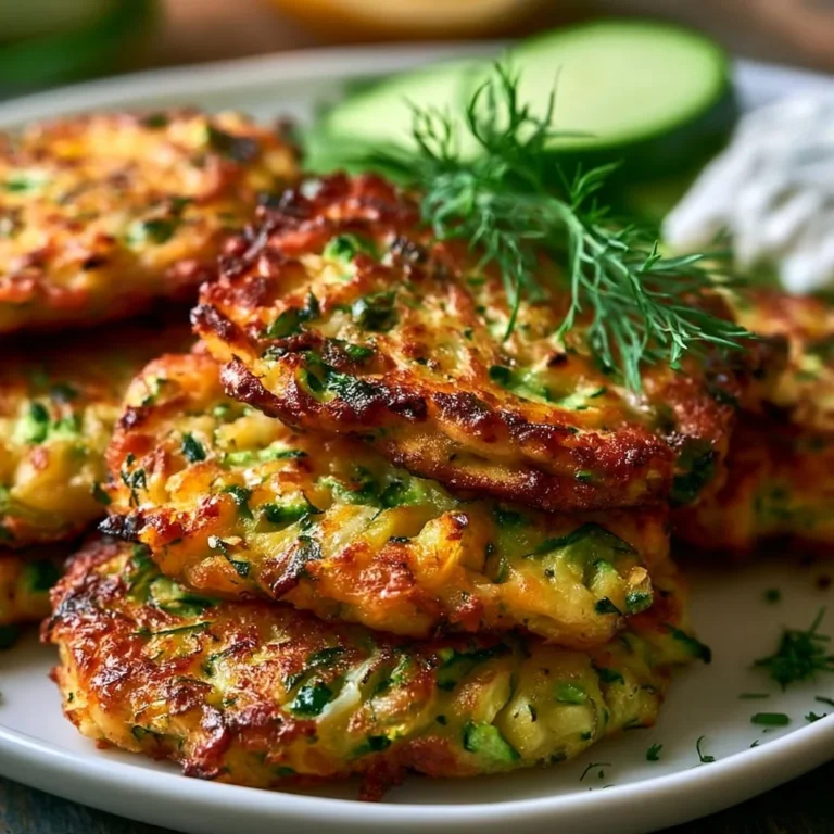 Hochprotein Zucchini-Puffer aus der Luftfritteuse, low carb Rezept