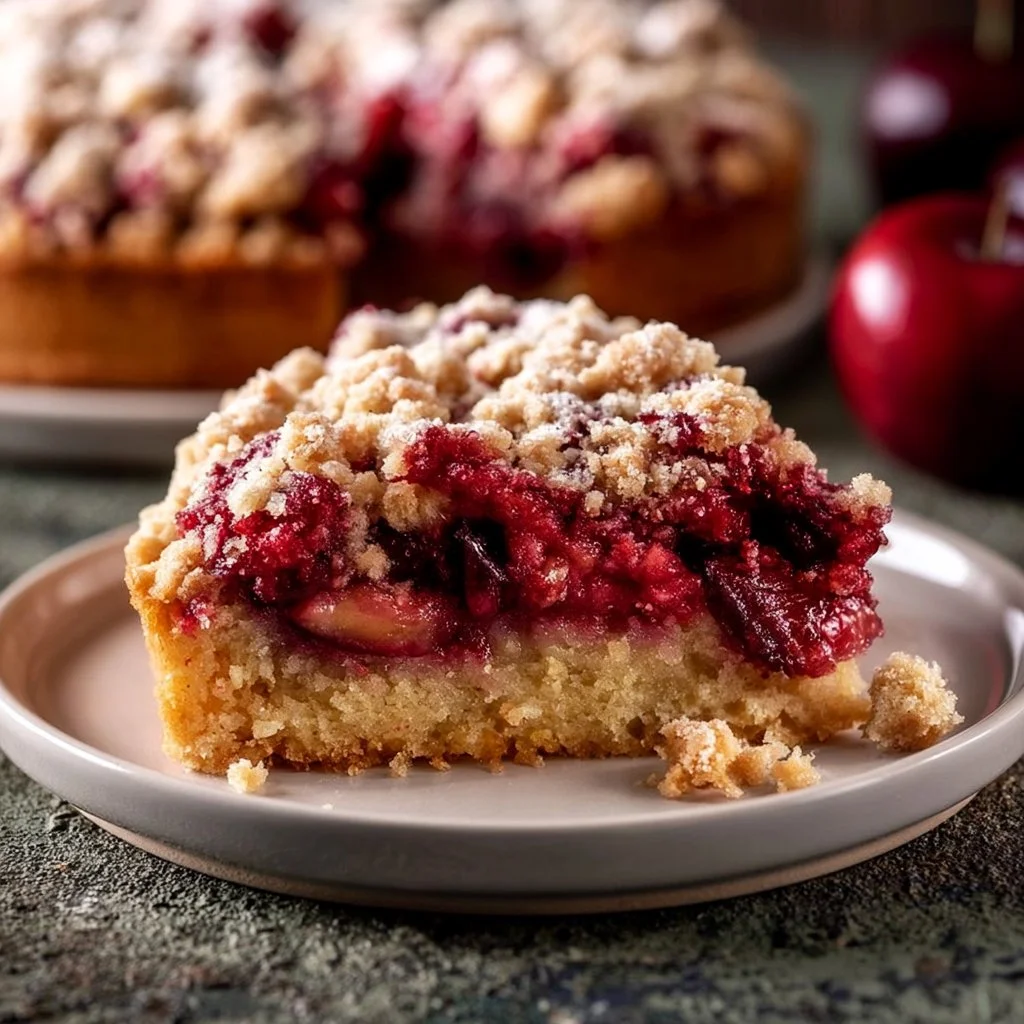 Leckerer Zwetschgenkuchen mit Streuseln frisch aus dem Ofen